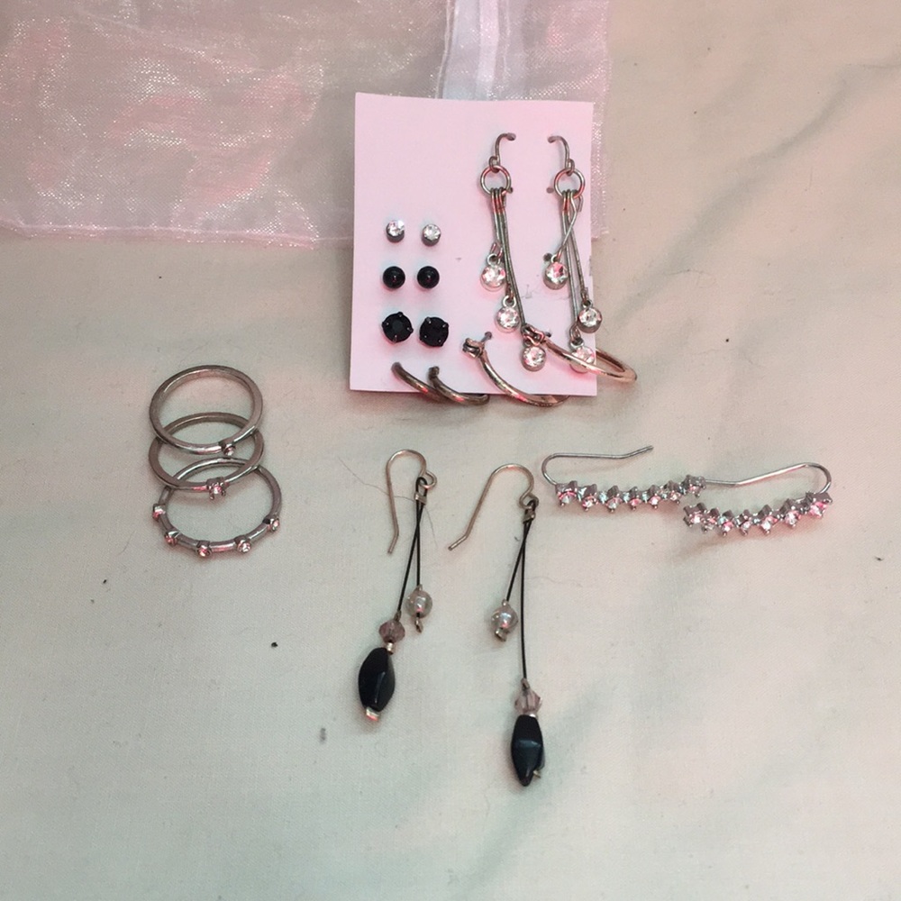 Assorted Earrings and Rings